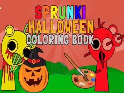 Spel Sprunki Halloween kleurboek online Spel Sprunki Halloween kleurboek online