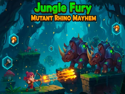 Spel Jungle Fury-mutant Rhino Mayhem online