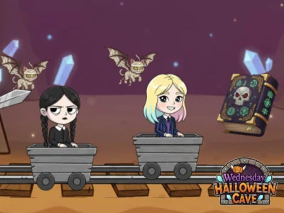 Spel Woensdag Halloween-grot online