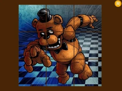 Spel Fnaf Freddy schuifpuzzel online
