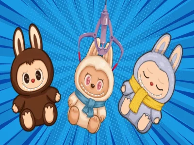 Spel Klauw en samenvoeg Labubu Drop online