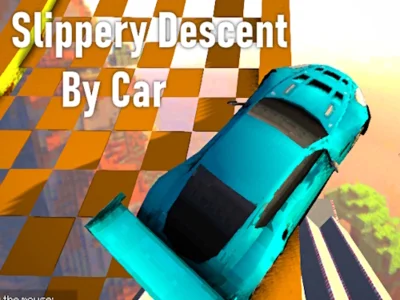 Spel Gladde afdaling met de auto online
