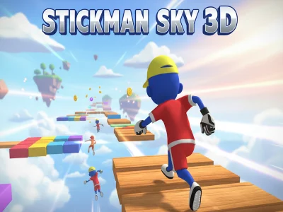 Spel Stickman-hemel 3D online