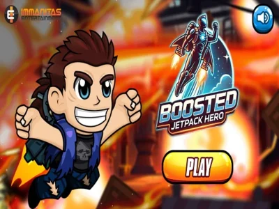 Spel Jetpack-held versterkt online