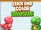 Spel Klik en kleur dinosaurussen online