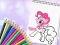 Spel Schattige pony kleurboek online