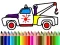 Spel Terug naar school: Trucks Kleurboek online