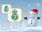 Spel Blije Sneeuwman Kleuren online
