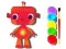Spel Terug naar school: Robot Kleurenboek online
