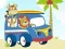 Spel Schattige Dieren Met Auto's: Zoek de Verschillen online