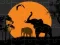Spel Olifant Silhouet Puzzel online