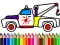 Spel Terug naar school: Truck Kleurenboek online