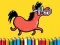 Spel Terug naar school: Pony kleurboek online