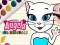 Spel Talking Angela Kleurboek online