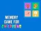 Spel Geheugen spel voor kinderen online