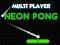 Spel Neon Pong Multiplayer online Spel Neon Pong Multiplayer online