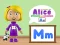 Spel Wereld van Alice Hoofdletters en Kleine letters online