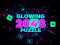 Spel Gloeiende puzzel uit 2048 online