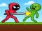 Spel Rode Stickman versus Monsterschool online