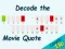 Spel Decodeer het filmcitaat online