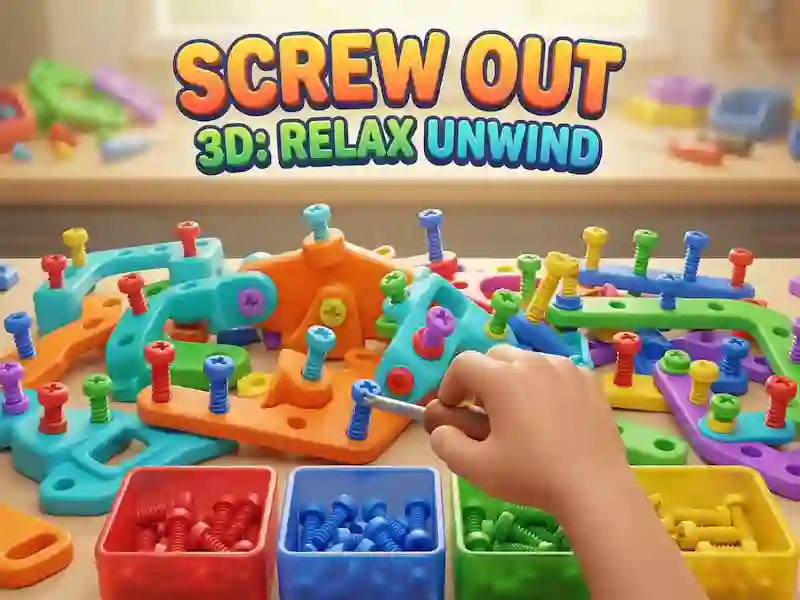 Spel Screw Out 3D: Ontspan en kom tot rust online