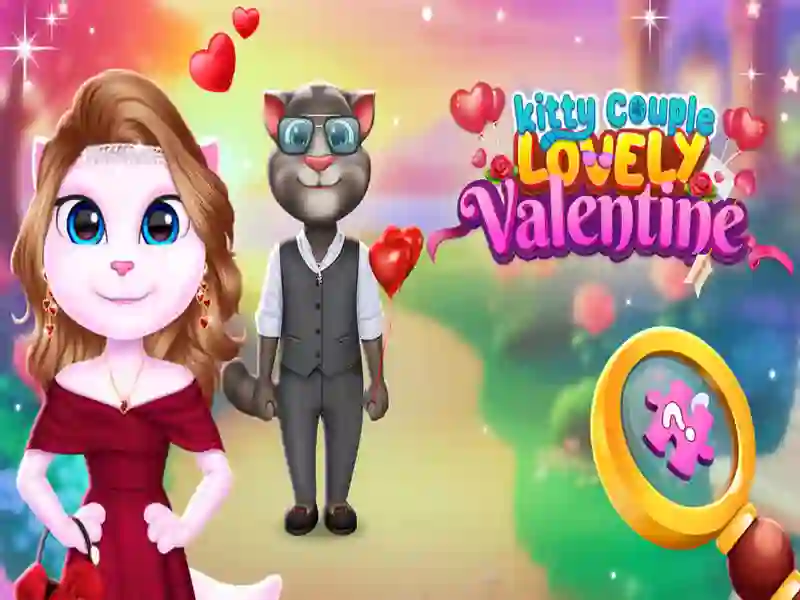 Spel Kitty paar mooie valentijn online