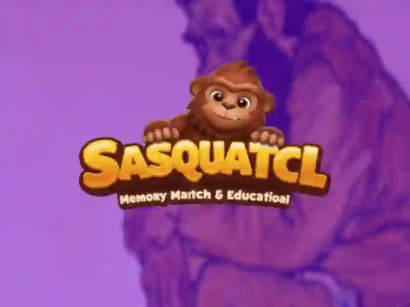 Spel Sasquatch-geheugenmatch en educatief online