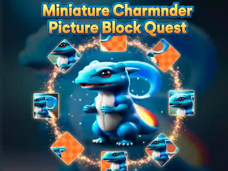 Spel Miniatuur Charmander Picture Block Quest online