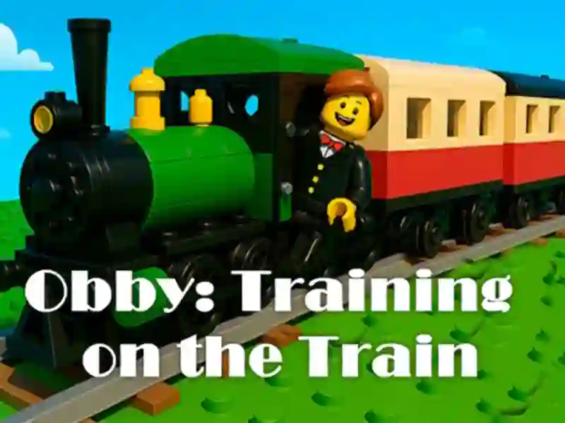 Spel Obby: Trainen in de trein online Spel Obby: Trainen in de trein online