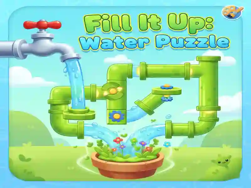 Spel Vul het op: waterpuzzel online