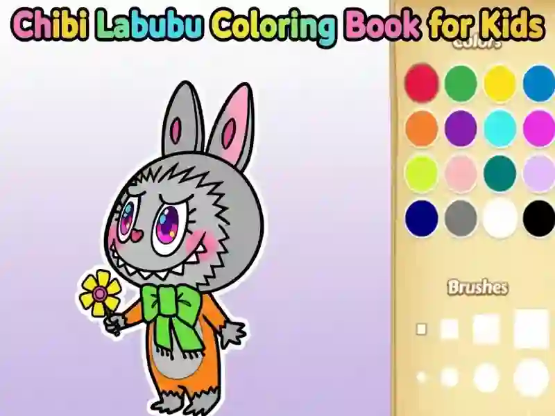 Spel Chibi Labubu kleurboek voor kinderen online