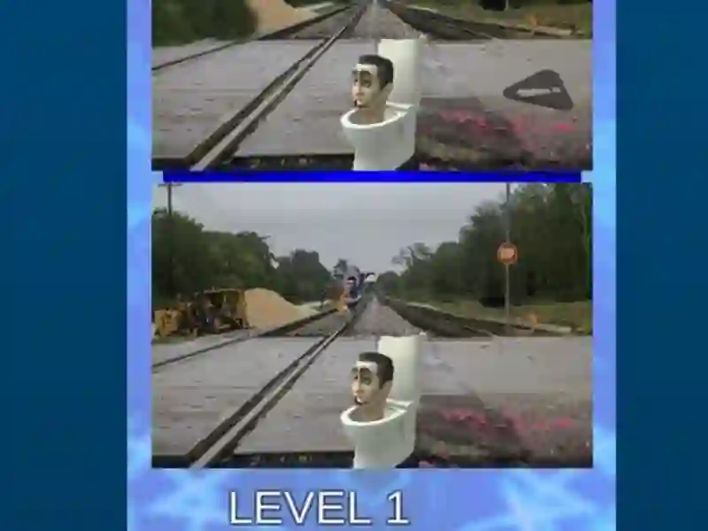 Spel Skibidi toilet vijf verschil 2 online