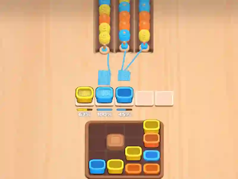 Spel Kleurgaren Sorteren online