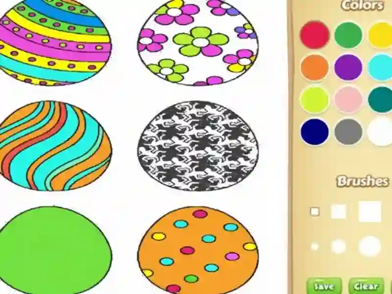 Spel Paaseieren kleurboek voor kinderen online