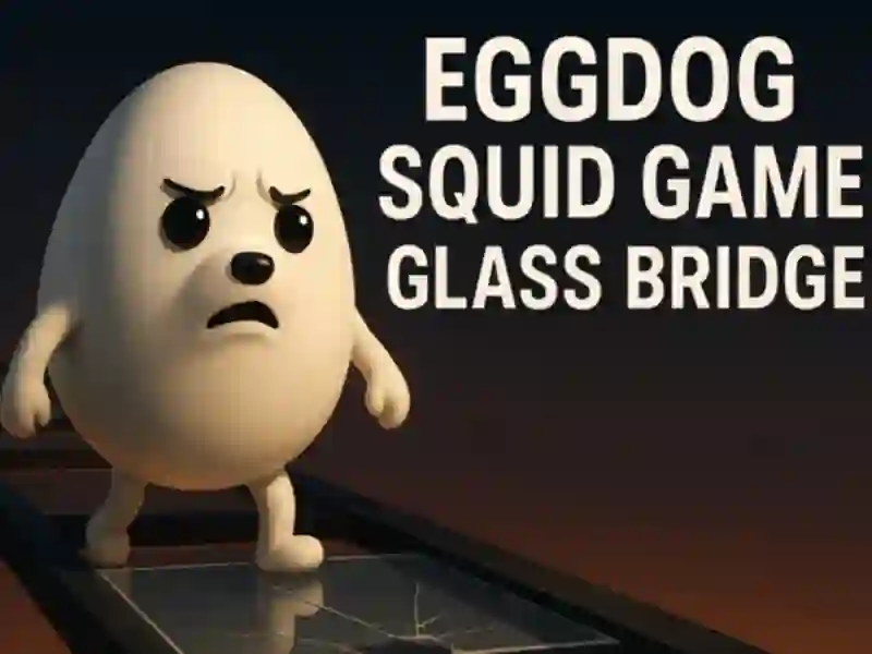 Spel Eggdog Squid Game Glass Bridge online