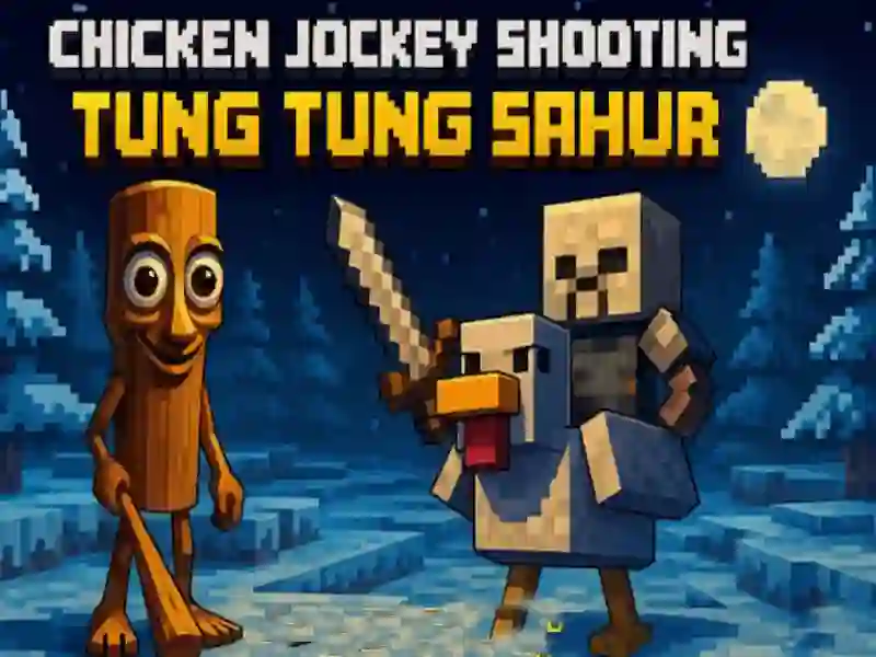 Spel Kip jockey schieten Tung Tung Sahur online