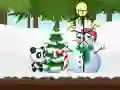 Spel Kerst Panda Run online