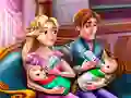 Spel Rapunzel Tweeling Familiemap online