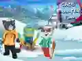 Spel Katten Winterplezier online Spel Katten Winterplezier online