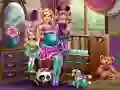 Spel Barbie met tweelingen online Spel Barbie met tweelingen online