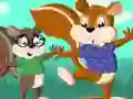 Spel Plezier met Eekhoorns online Spel Plezier met Eekhoorns online