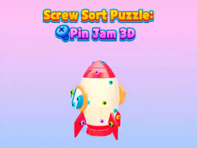 Spel Schroef sorteren puzzel: pin jam 3D online