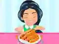 Spel Wedstrijd Hotdogs Eten van de Prinses online Spel Wedstrijd Hotdogs Eten van de Prinses online