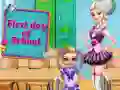 Spel Eerste dag op school online