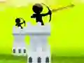 Spel Stickman Boogschutter Kasteel online
