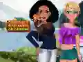 Spel Jasmine en Rapunzel op Kampeertocht online Spel Jasmine en Rapunzel op Kampeertocht online