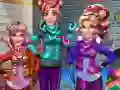 Spel Prinsessen Wintervakantie online Spel Prinsessen Wintervakantie online