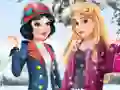Spel Aurora en Sneeuwwitje Wintermode online Spel Aurora en Sneeuwwitje Wintermode online