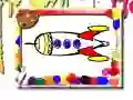 Spel Raket Kleurboek online Spel Raket Kleurboek online