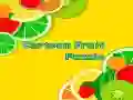 Spel Cartoon Fruit Puzzel online Spel Cartoon Fruit Puzzel online